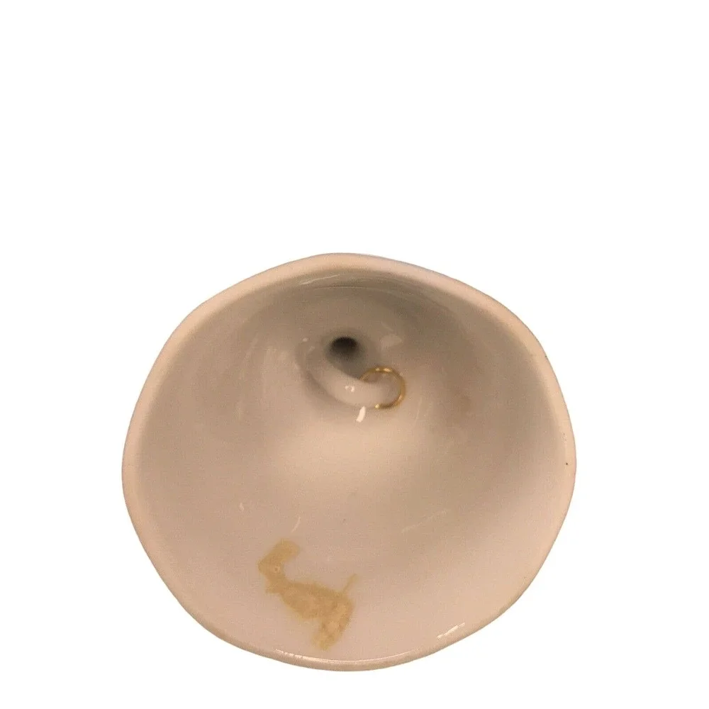 Vintage White/Yellow Buttercups‎ Floral Porcelain Bell